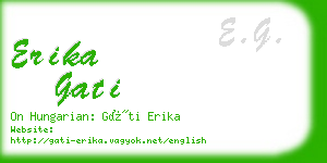 erika gati business card